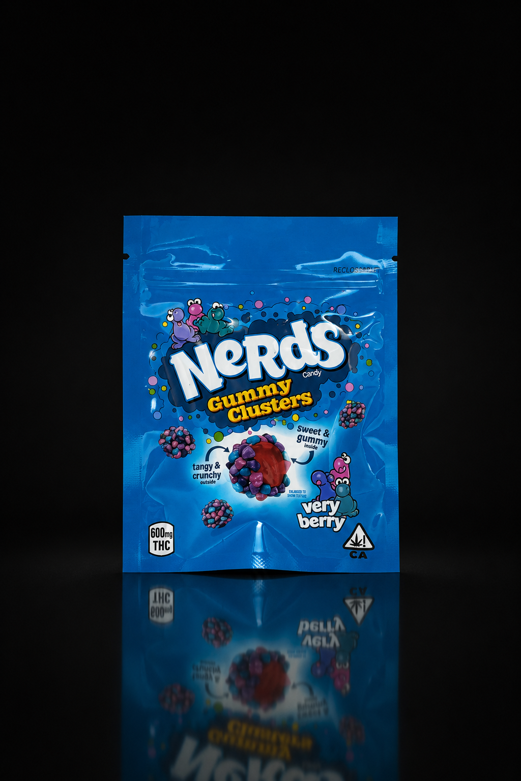 Very Berry Gummy Clusters — 600mg THCA