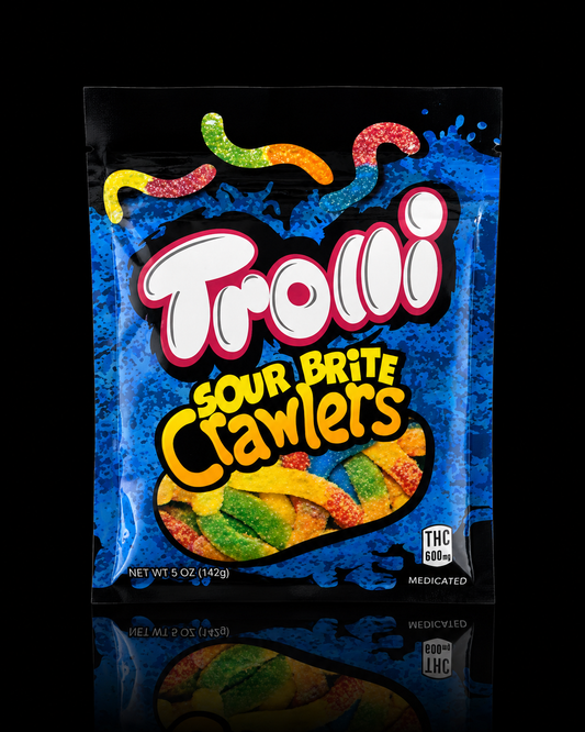 Trolli Sour Brite Crawlers — 600mg THCA